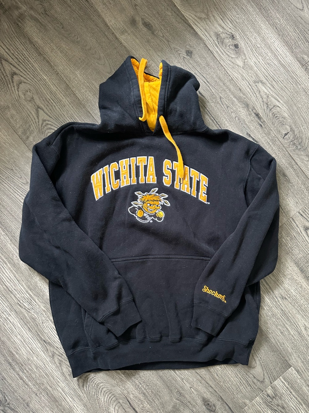 Wichita State Black & Gold Hooded Sweatshirt